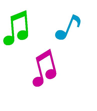 dancing notes